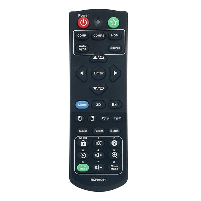 New RCP01051 Replace Remote Control Fit for Viewsonic Projector VS15874 PJD5150