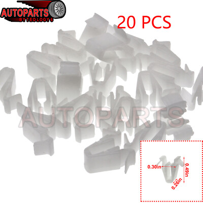 20x Repair Fastener Hold Door Garnish Moulding Clips for Toyota KPN50