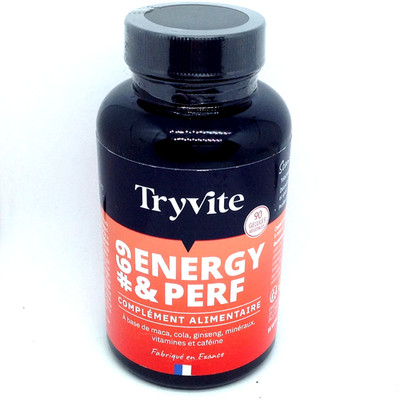 TRYVITE 69 ENERGY & PERF 90 GELULES 02/2026 FORMULE HOMME ENERGIE PERFORMANCE