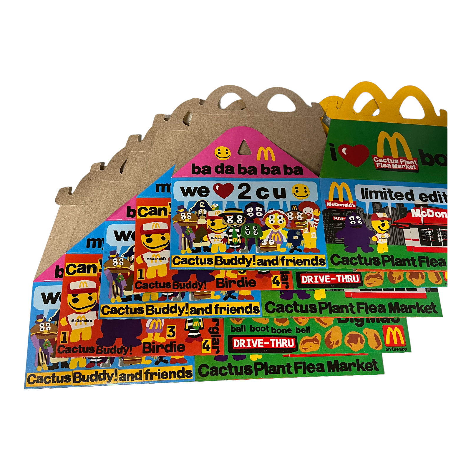2022 McDonalds Cactus Plant Flea Market CPFM Adult Happy 2022 McDonalds Cactus Plant Flea Market CPFM Adult Happy
