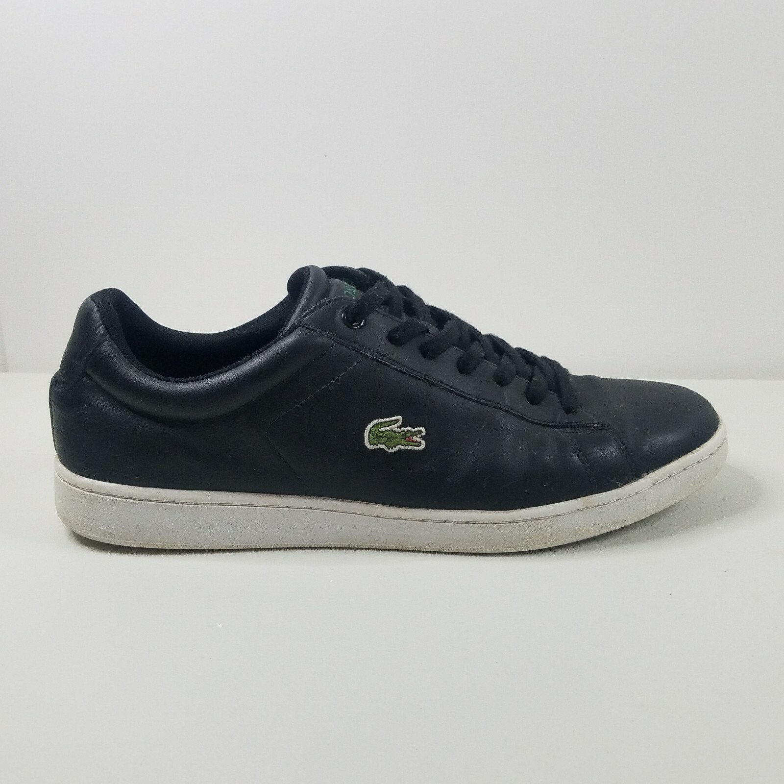 lacoste black shoes