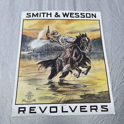 Smith & Wesson Revolvers ''The Hostile'' Advertising Poster