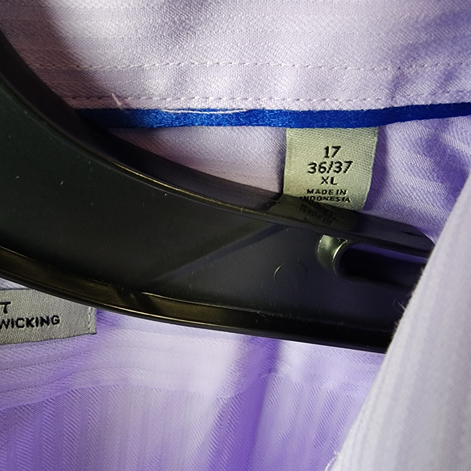 Kenneth Cole Reaction Techni-Cole Slim Fit Flex Dress Shirt Men's XL 36/37 17 - Picture 6 of 14