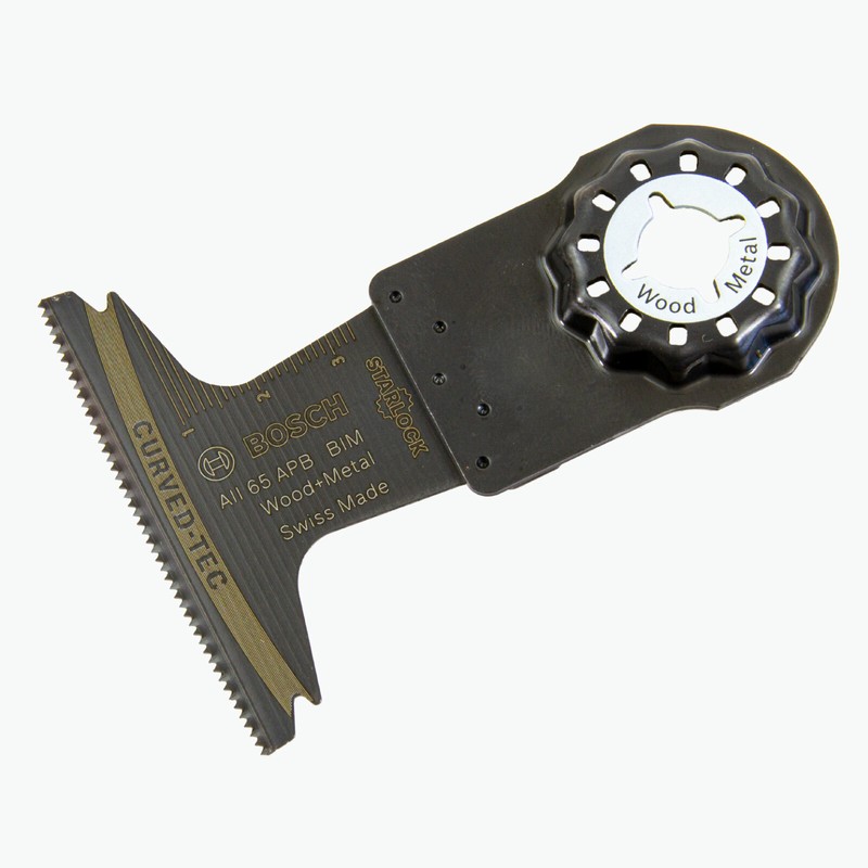 Bosch Professional Aii 65 Apb TauchsÃ¤Geblatt, Holz & Metall, Starlock, Curvedtec