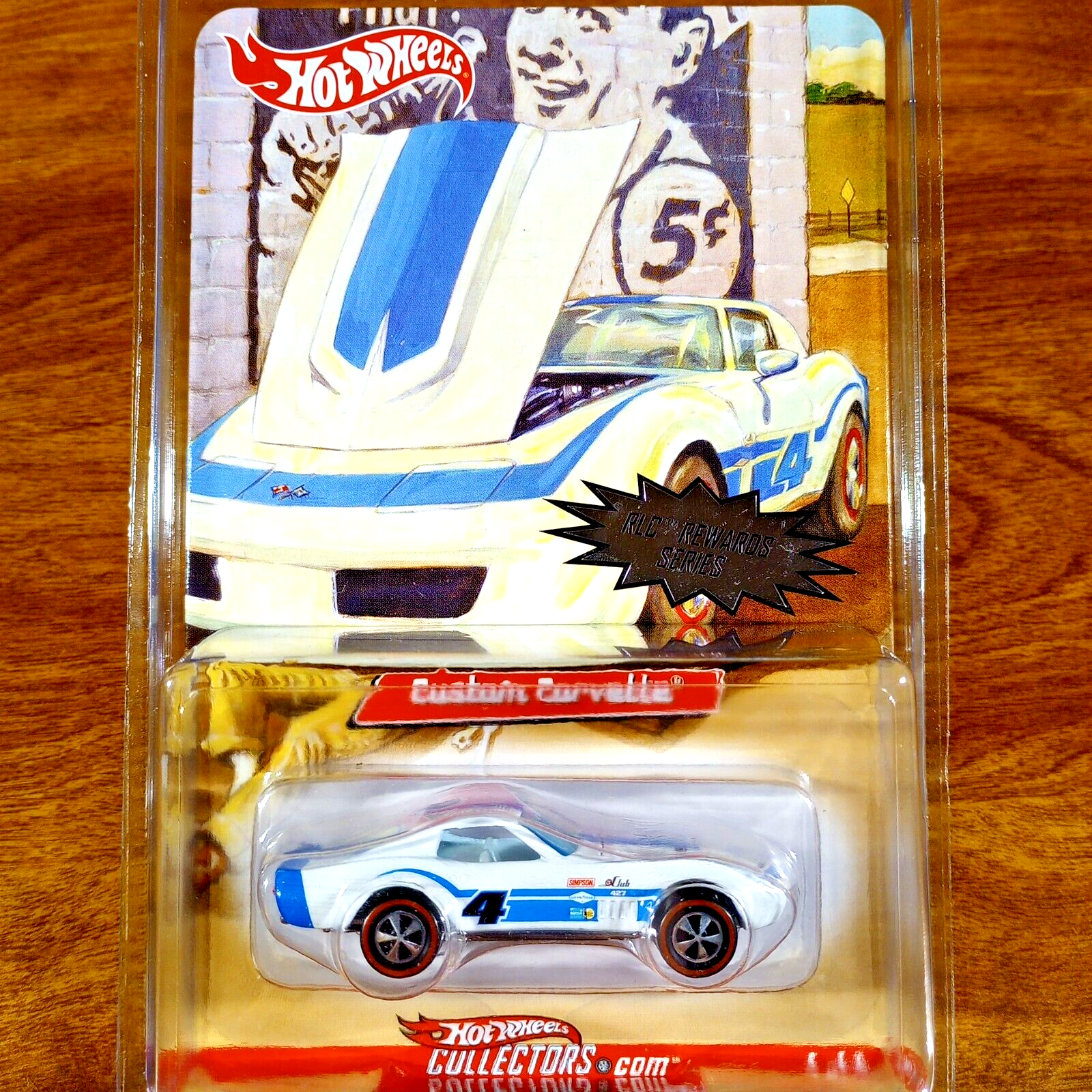Hot Wheels RLC Custom Corvette 5313/25000 Black Redline