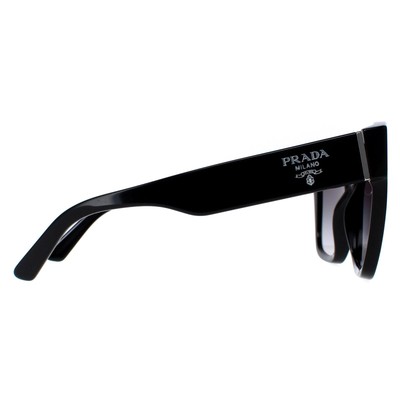 Pre-owned Prada Sunglasses Pr17zs 1ab09s Black Gray Gradient