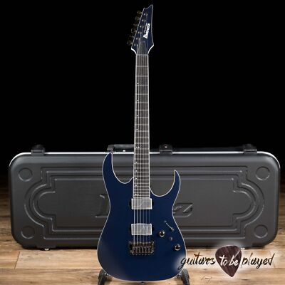 Ibanez RG5121 Prestige HH Fishman Fluence Guitar w/ Case   Dark Tide Blue Flat