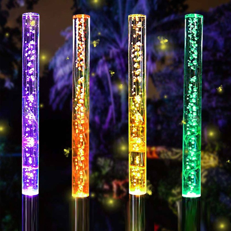 4x Led Solar Steck Aussen Leuchten Garten Weg Beleuchtung Alu Erdspiess Lampen Aussenleuchten