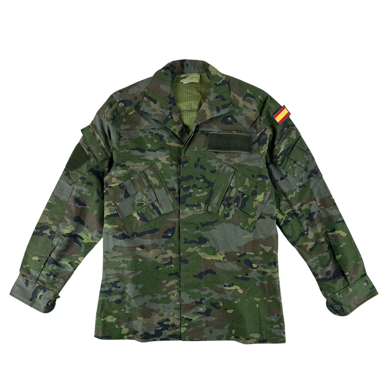 Spanish Army Jacket M09 Camouflage Pixel Leaf Woodland Ripstop