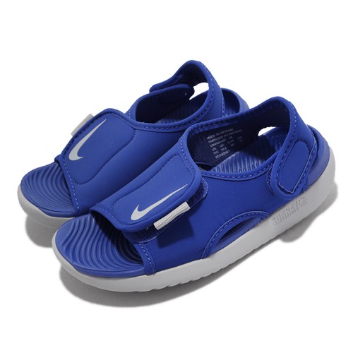 

Детские дошкольные сандалии Nike Sunray Adjust 5 V2 GS/PS сине-серые с ремешком DB9562-400, Синий, Sunray Adjust 5 V2 Gs/ps