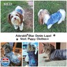 SILD Pet Clothes Dog Jeans Jacket Cool Blue Denim Coat Small Medium Dogs Lapel Vests Classic Hoodies Puppy Blue Vintage Washed Clothes
