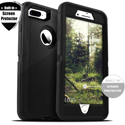 For Apple iPhone 6 7 8 Plus SE 2nd 3rd Shockproof Case Cover + Screen Protector