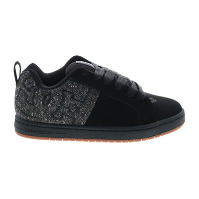 

DC Court Graffik SQ ADYS100442-BB2 Мужские черные кроссовки из нубука Skate Shoes, Черный, DC Court Graffik SQ