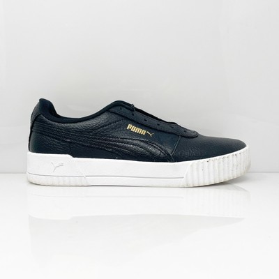 

Puma Womens Carina Lux 370281-01 Черная Повседневная Обувь Кроссовки Размер 7.5, Черный, Carina Lux