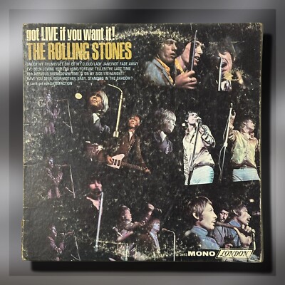 Rolling Stones Got Live If You Want It LP (1966) ORIG INNER Vinyl Record Album