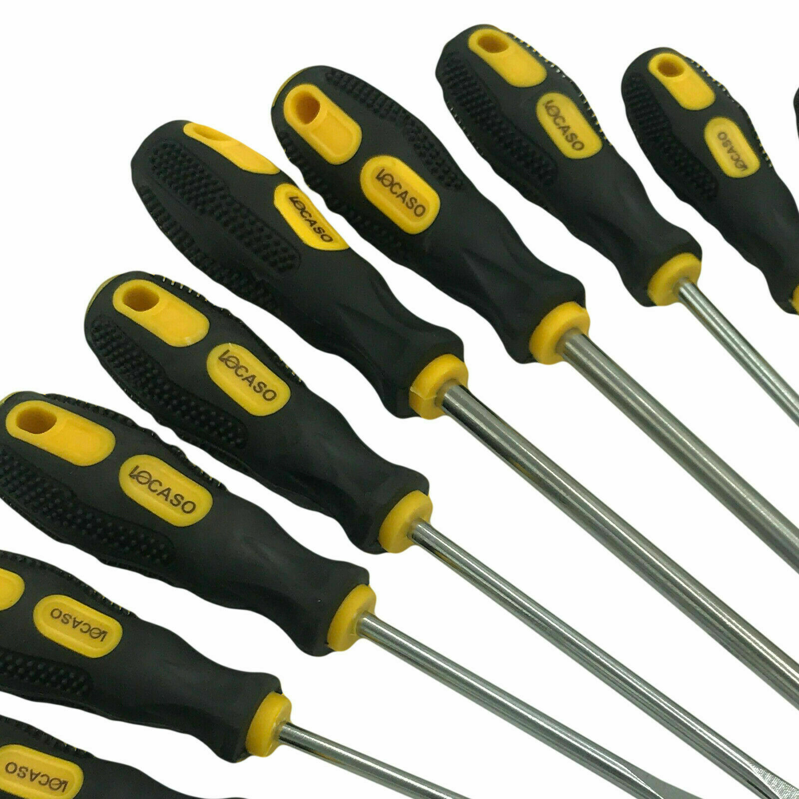 9PC INSULATED PRECISION SCREWDRIVER TOOL SET SOFT GRIP HANDLES