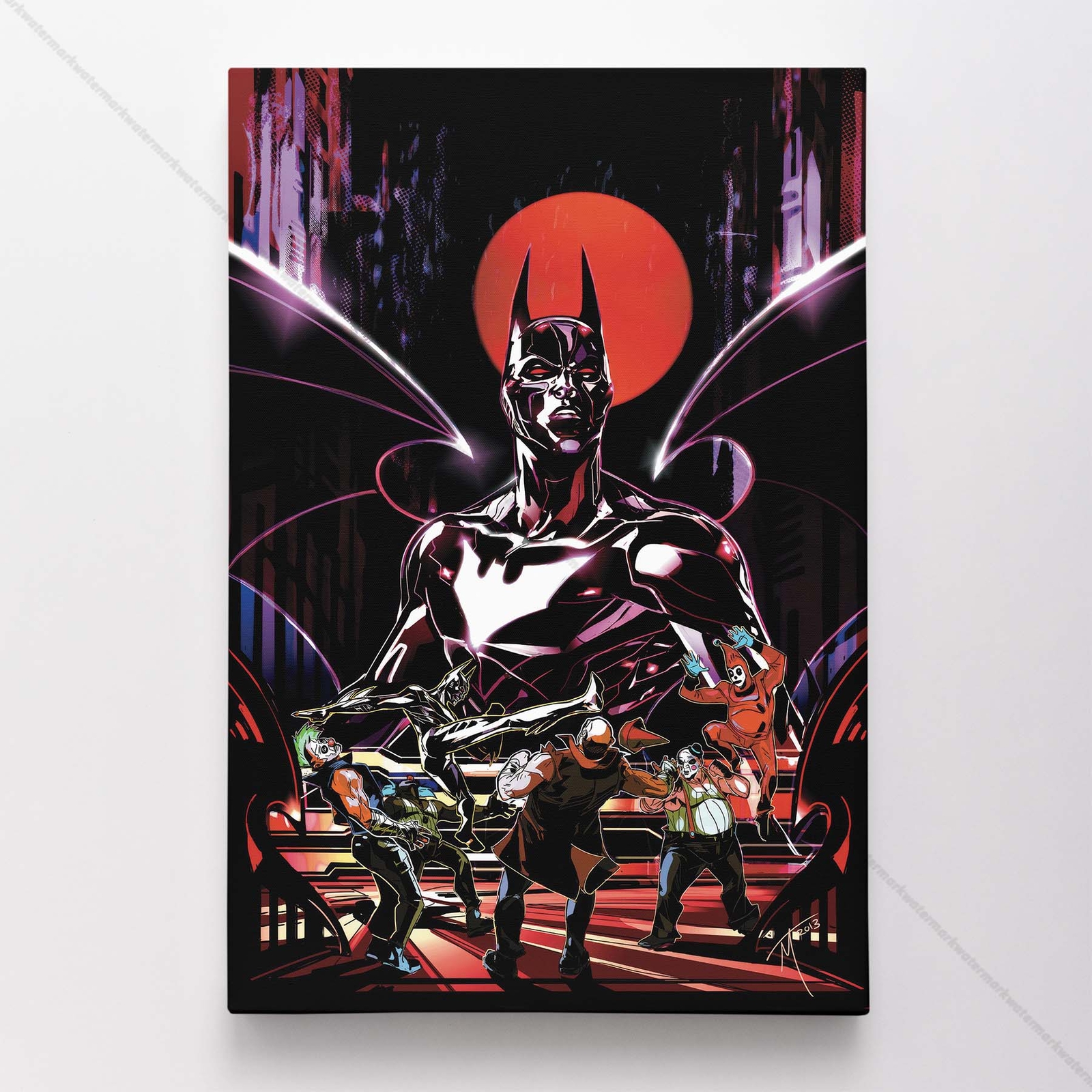 Batman Beyond Poster Canvas DC Comic Book Cover Art Print #2072