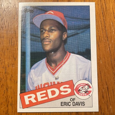 1985 Topps - #627 Eric Davis (RC)