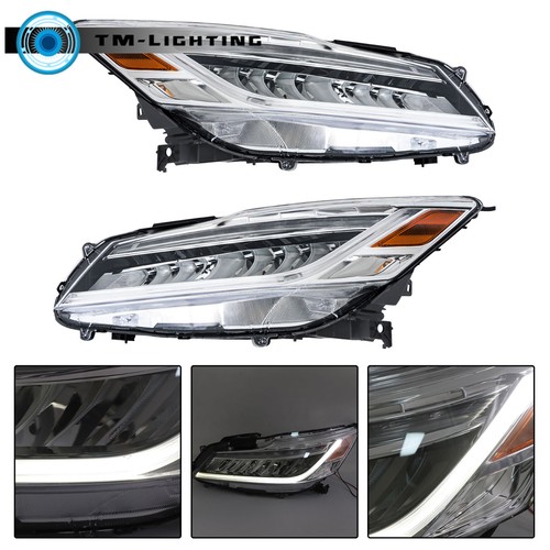 For 2016-2017 Honda Accord Touring Sedan Only LED Headlight Assy Right&Left Side