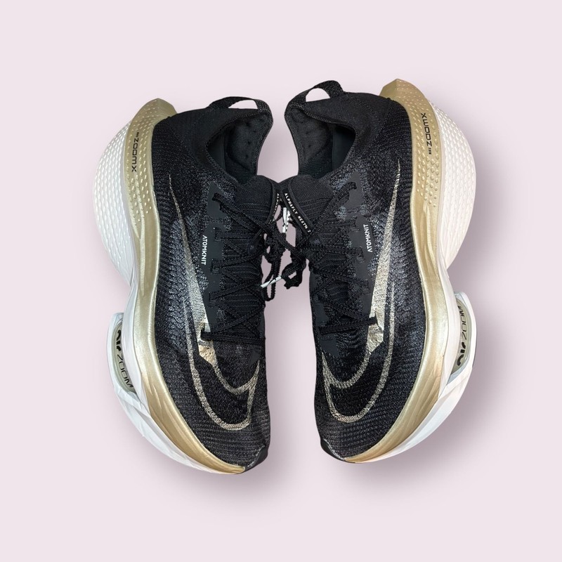 Nike Air Zoom Alphafly NEXT% 2 'Black Metallic Gold Grain
