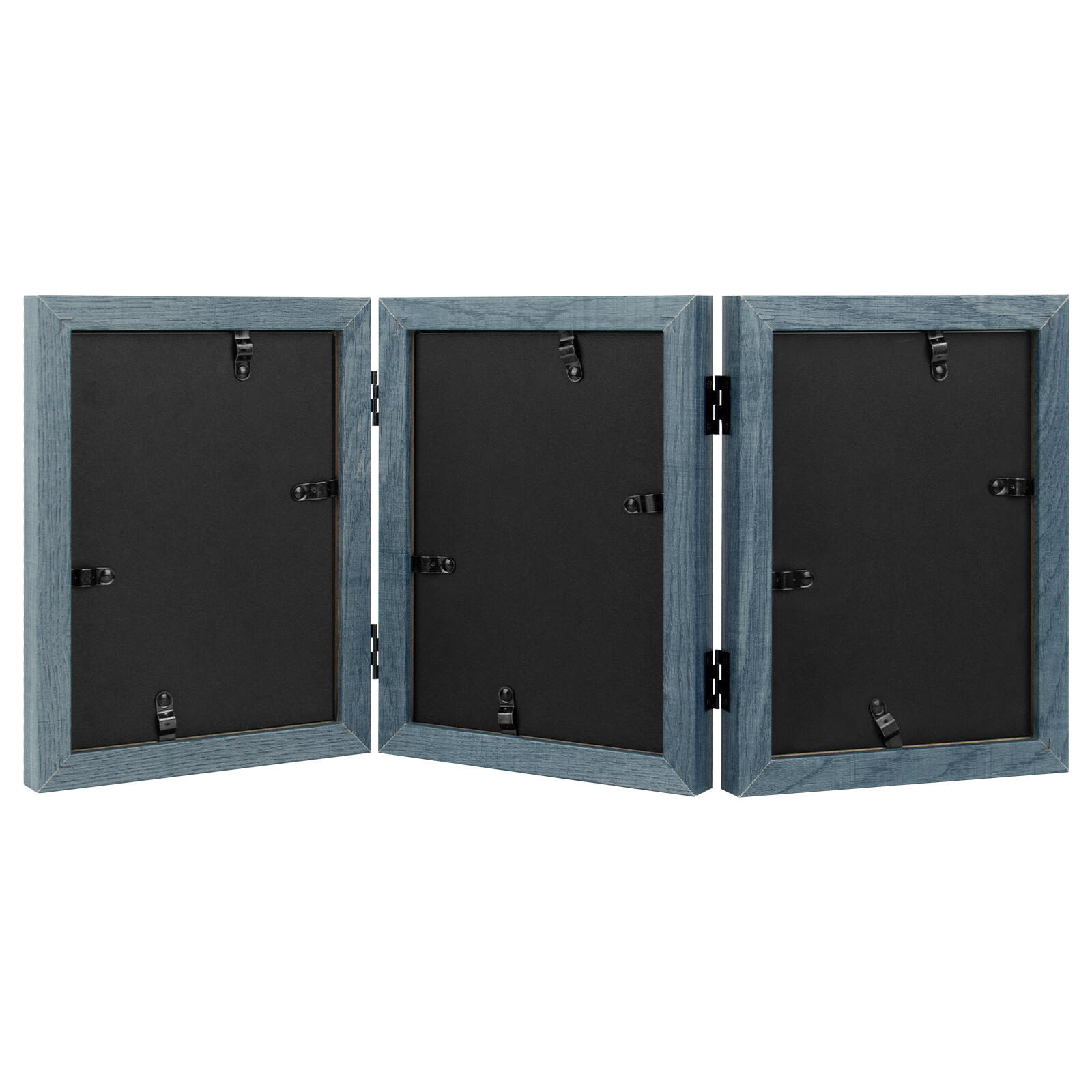 4x6 5x7 Triple Picture Frames Hinged 3 Photos Frame Collage Three Picture Frames - Picture 7 of 19