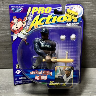 1998 Starting Lineup Pro Action Ken Griffey Jr. Action Figures New HOF