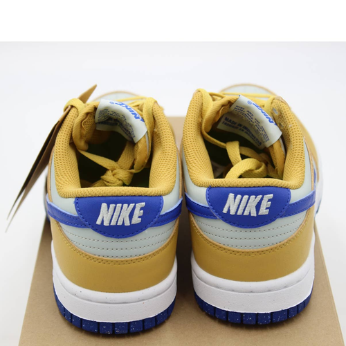 Pre-owned Nike Wmns Dunk Low Next Nature "wheat Gold Royal" Size 6.5 Style Dn1431 700