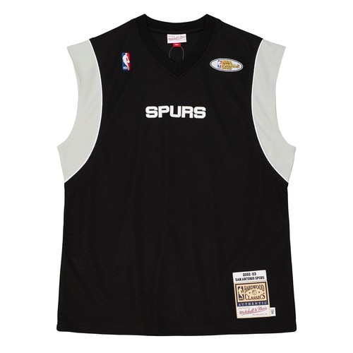 

MITCHELL - NESS ФУТБОЛКА ДЛЯ СТРЕЛКОВ НБА SAN ANTONIO SPURS 2002, Черный