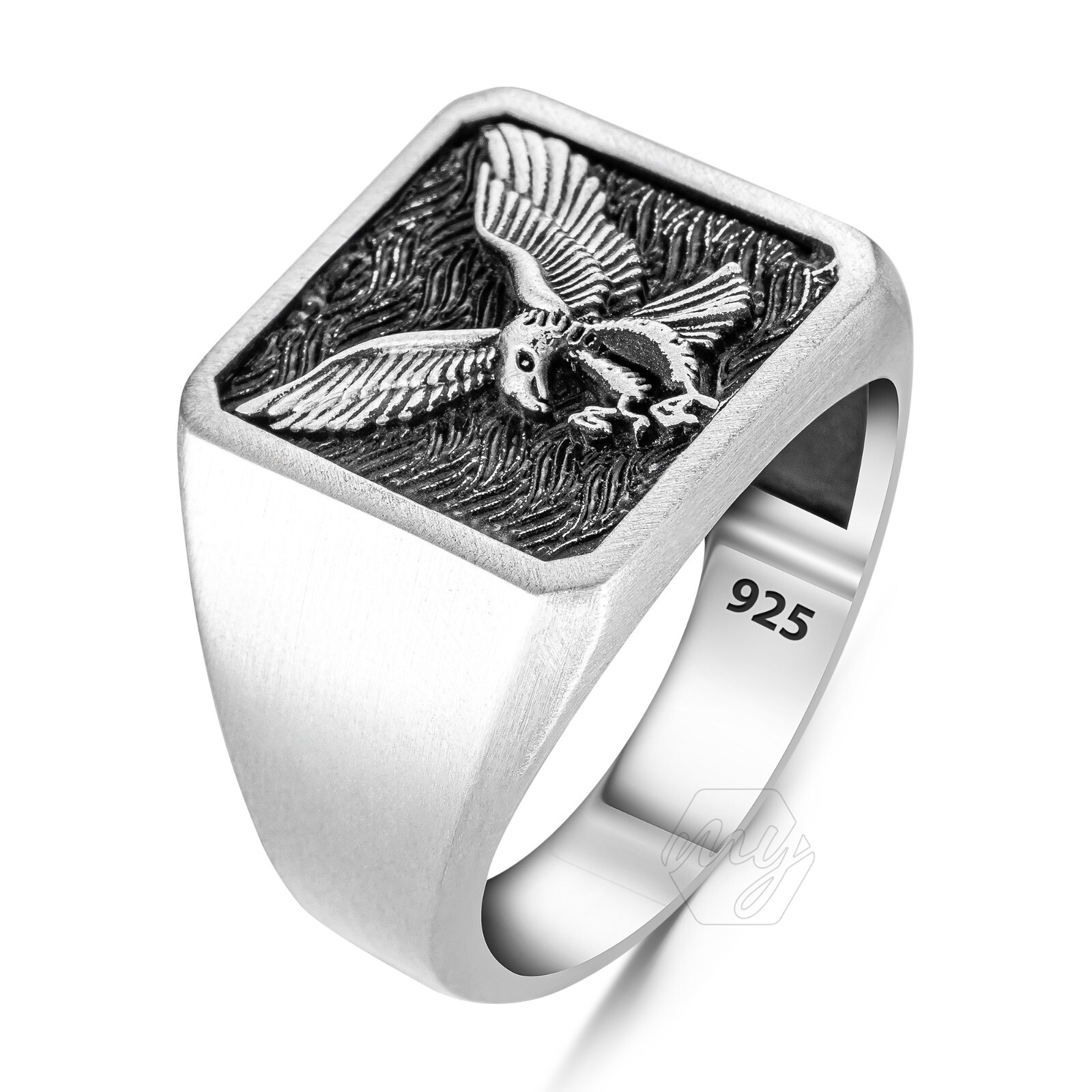 アクセサリー CALEE EAGLE PINKY RING<SILVER925> 925 Sterling Silver Eagle Design Men's Ring | eBay