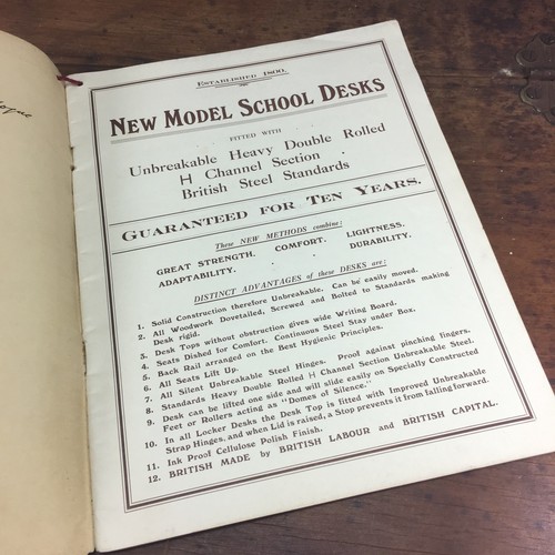1930 S Wake Dean Catalogue Of Desks School Desk Tables And