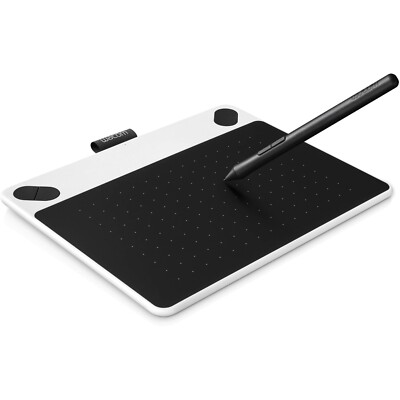 Wacom Intuos DRAW Small White Pen Tablet CTL-490 Brand-New!