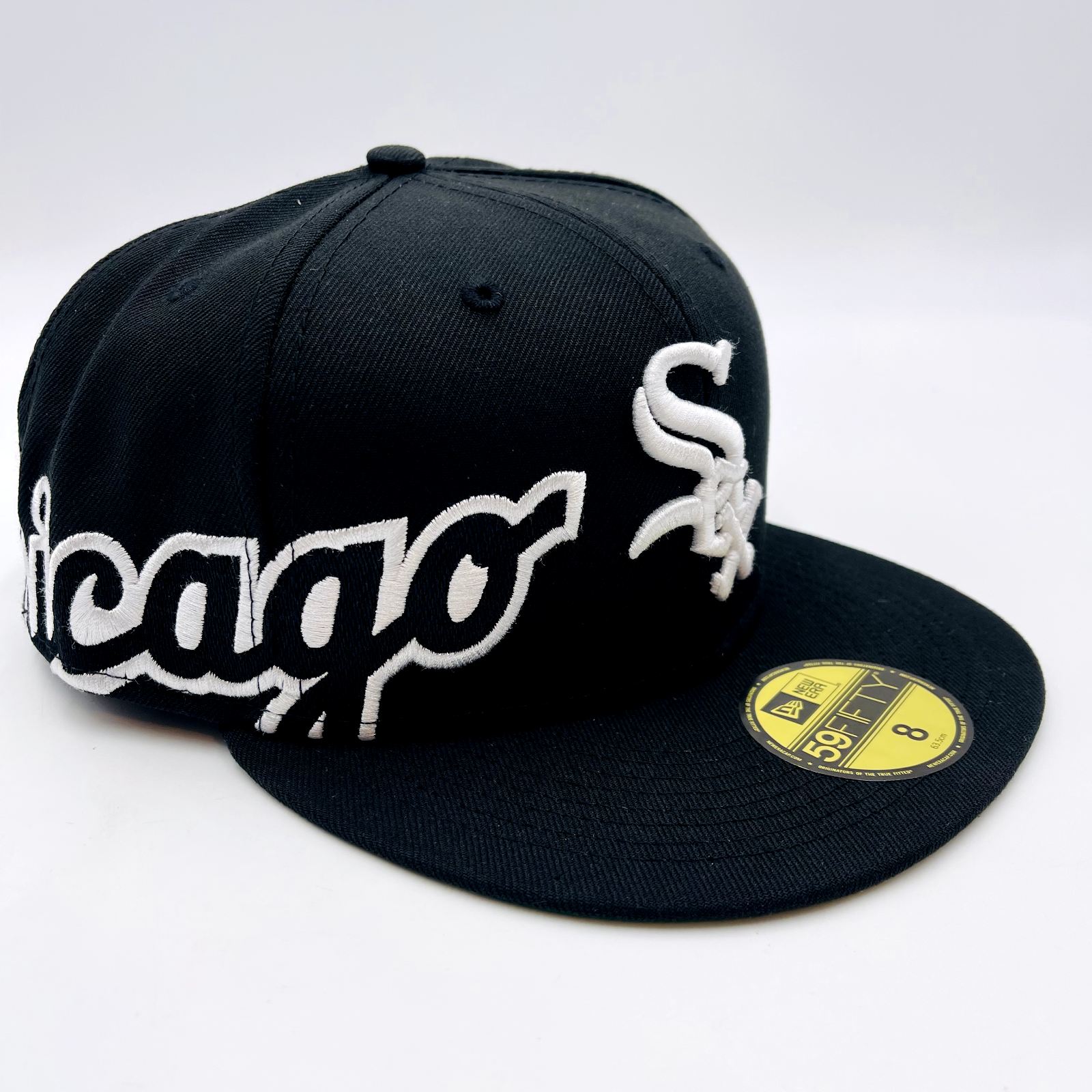 帽子 new era Fitted Long Brim Hat / BLK 8 New Era Cap Navy Fitted Long Brim Hat