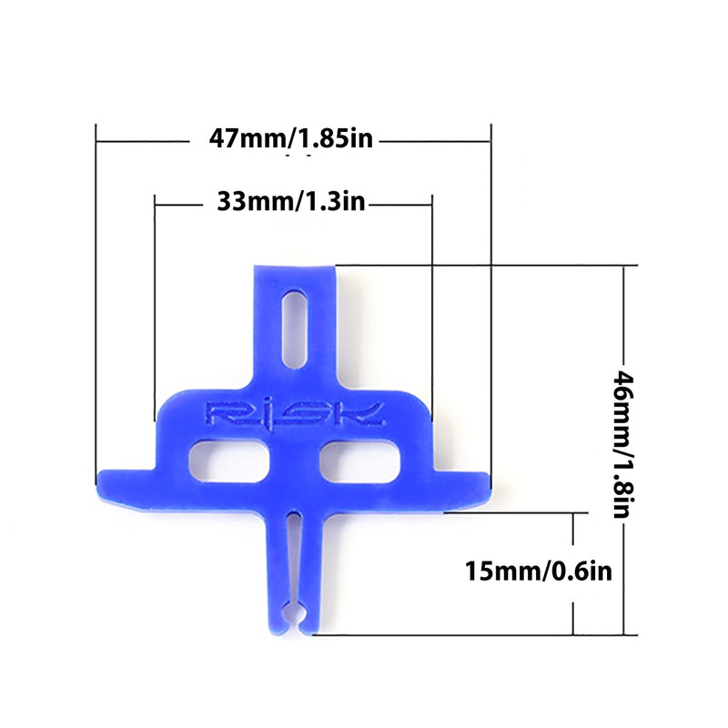 NEW 10PCS Plastic Hydraulic Disc Brake Spacer Pads Insert For Road Bike Parts