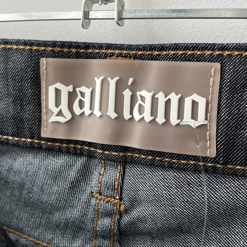パンツ john galliano double waist black denim Rare John Galliano Double Waist Denim Designer Jeans | eBay