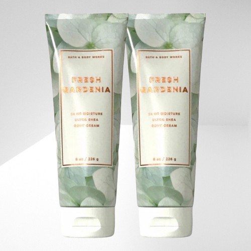 2 BATH & BODY WORKS FRESH GARDENIA ULTRA SHEA BODY CREAM