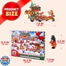 JOYIN 2025 Christmas Advent Calendar Building Blocks, 24 Days Christmas Theme Countdown Building Toy Set for Boys Girls, Xmas Party Favor Supplies, Classroom Prizes, Kids Xmas Gifts