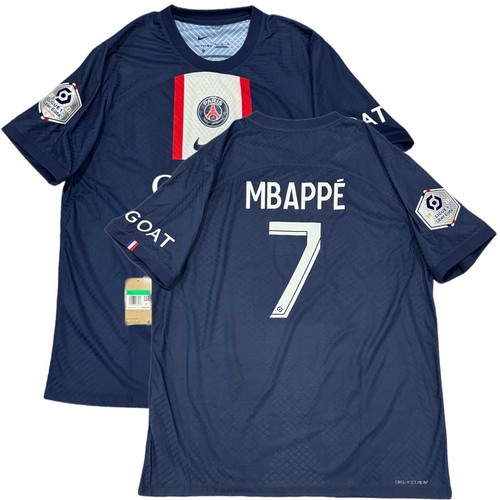 2022/23 PSG Authentic Home Jersey #7 Mbappe XL Nike Vapor