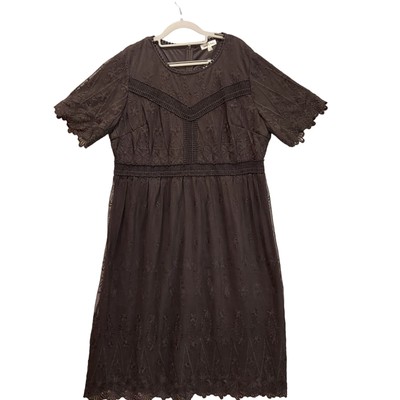 NWT Wren and Ivory dress womens XXXL black Lacy goth dark academia formal grunge