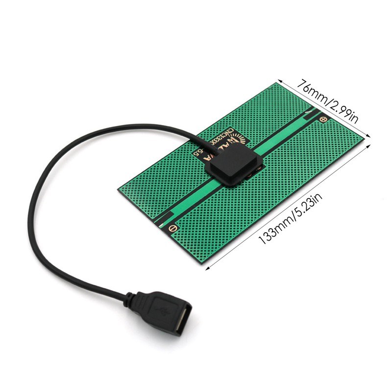 5.5V 300mA 1.65W Portable Solar Panel Small Solar Power Bank Compact practical