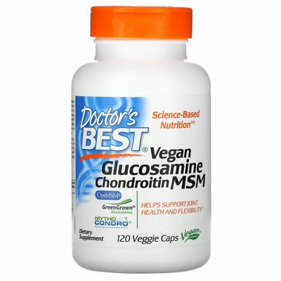 Vegan Glucosamine Chondroitin MSM, 120 растительных капсул