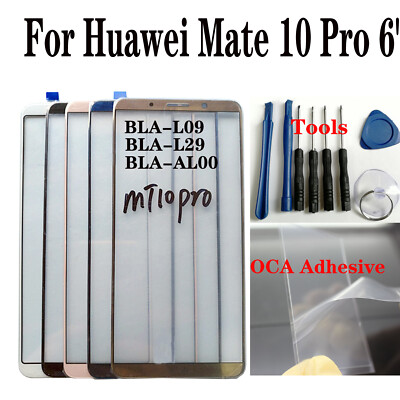6'' For Huawei Mate 10 Pro BLA-L09 BLA-L29 BLA-AL00 Outer Front Screen Glass Lens