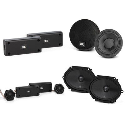 JBL STADIUM862CF 6x8'' Component Speakers (Pair) + STADIUM32S 3'' Midrange System