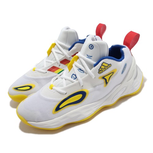 

adidas Exhibit A Denver Nuggets Белые желтые мужские баскетбольные кроссовки Sneaker H69017, Белый, Exhibit A