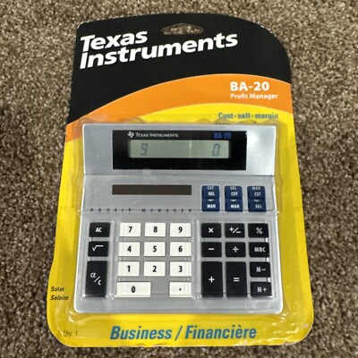 Brand New Texas Instruments TI BA-20 Profit Manager Calculator Sealed