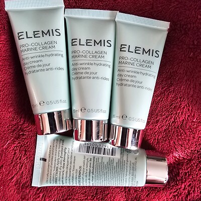 4X ELEMIS Pro-Collagen Marine Cream Anti wrinkle HYDRATING day cream = 2.0 fl oz