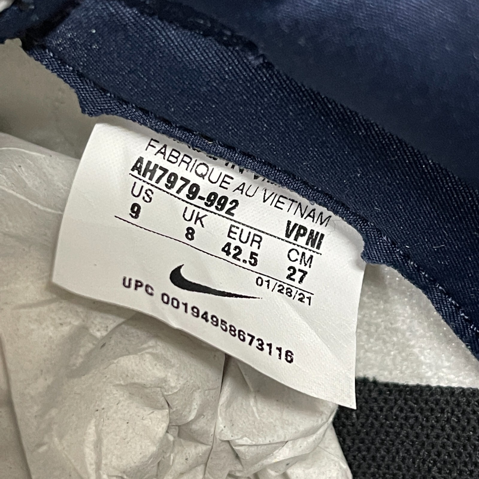 Pre-owned Nike Ds  Dunk Low By You 365 Sb Id Sz 9 Navy White Jordan 1 Lobster