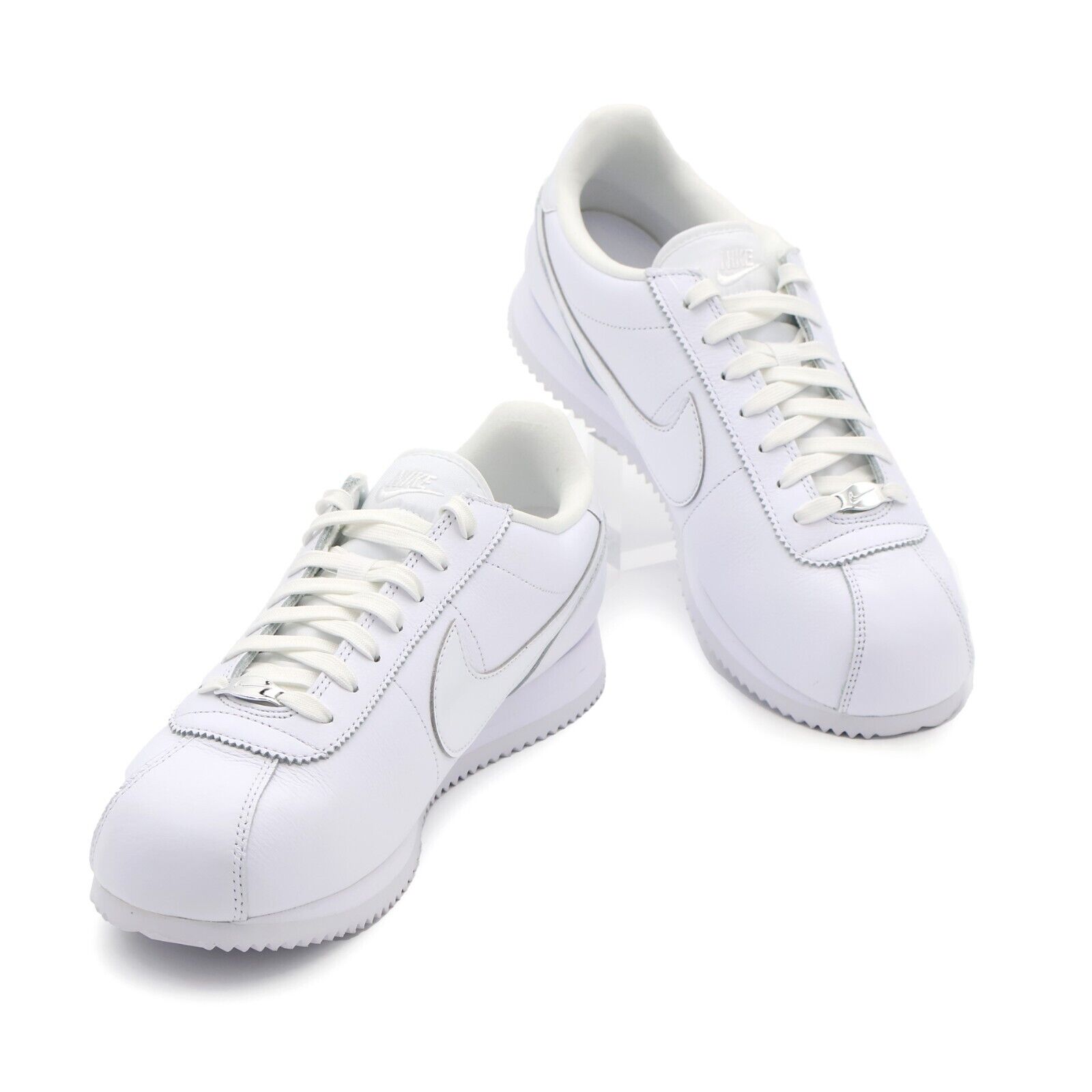 Pre-owned Nike Fb6877-100  Cortez '23 Prm White (women's)