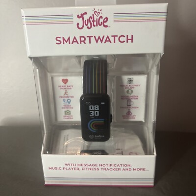 Justice Smartwatch with Message Notification, Music Player, Fitness Tracker More