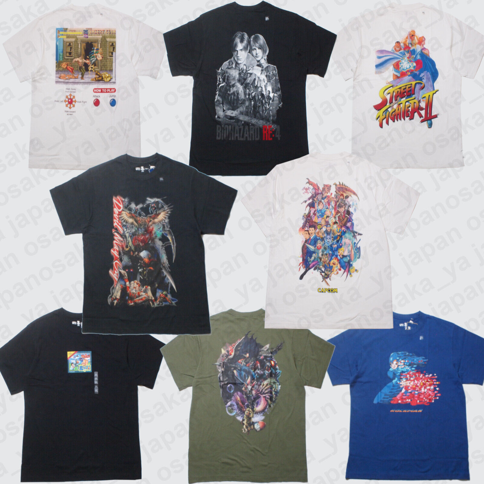 UNIQLO CAPCOM 40th UT x Kosuke Kawamura T-shirts Oversized UNIQLO CAPCOM 40th UT x Kosuke Kawamura T-shirts Oversized