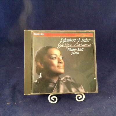 Schubert Lieder Jessye Norman Phillip Moll Philips CD Like New